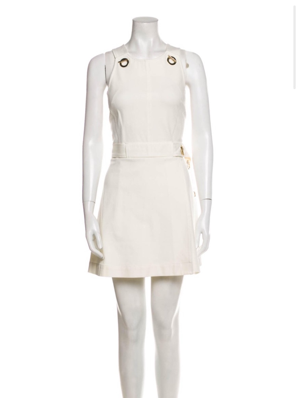 Derek Lam Cream Mini Dress